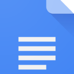 Digital document icon with horizontal lines.